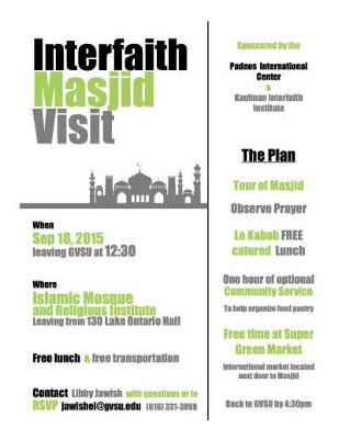 Interfaith Masjid Visit